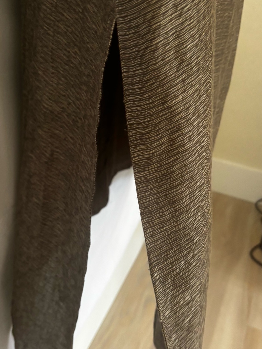 Eileen Fisher Linen Silk Mandarin Collar Long Duster Jacket 2X - Picture 5 of 7